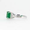 Superb Natural Emerald and Diamond Ring 3.5ct Colombian Emerald Ring - 1982583-1